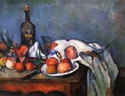 Paul Cezanne Still Life with Onions Norge oil painting reproduction